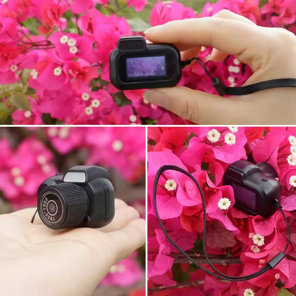 🎥 Mini Caméra Porte-Clés Y3000 – 1080p HD, Design Rétro, Ultra-Compacte